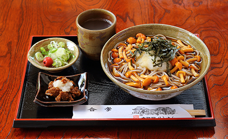 Buckwheat with Nameko mushrooms